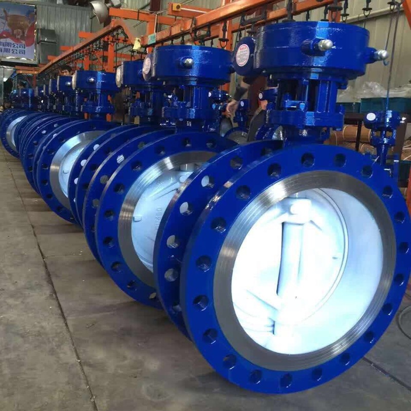 D343H-16C铸钢法兰涡轮蝶阀DN500手动蝶阀DN500金属硬密封蝶阀600