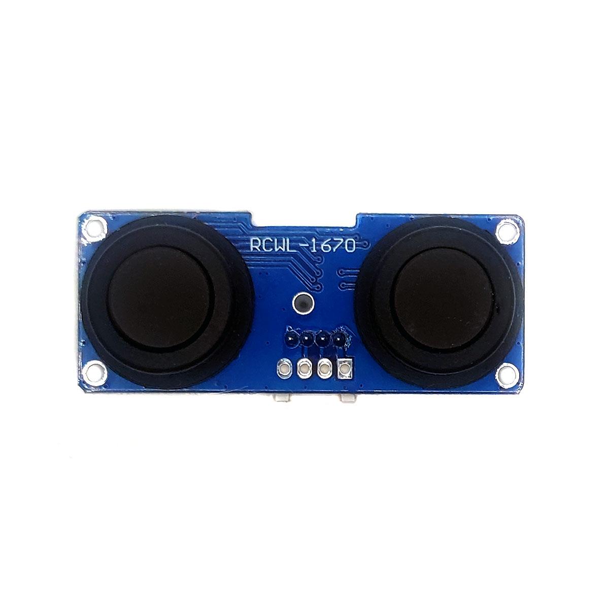 RCWL-1670防水超声波测距模块收发分体小盲区3cm双探头机器人避障