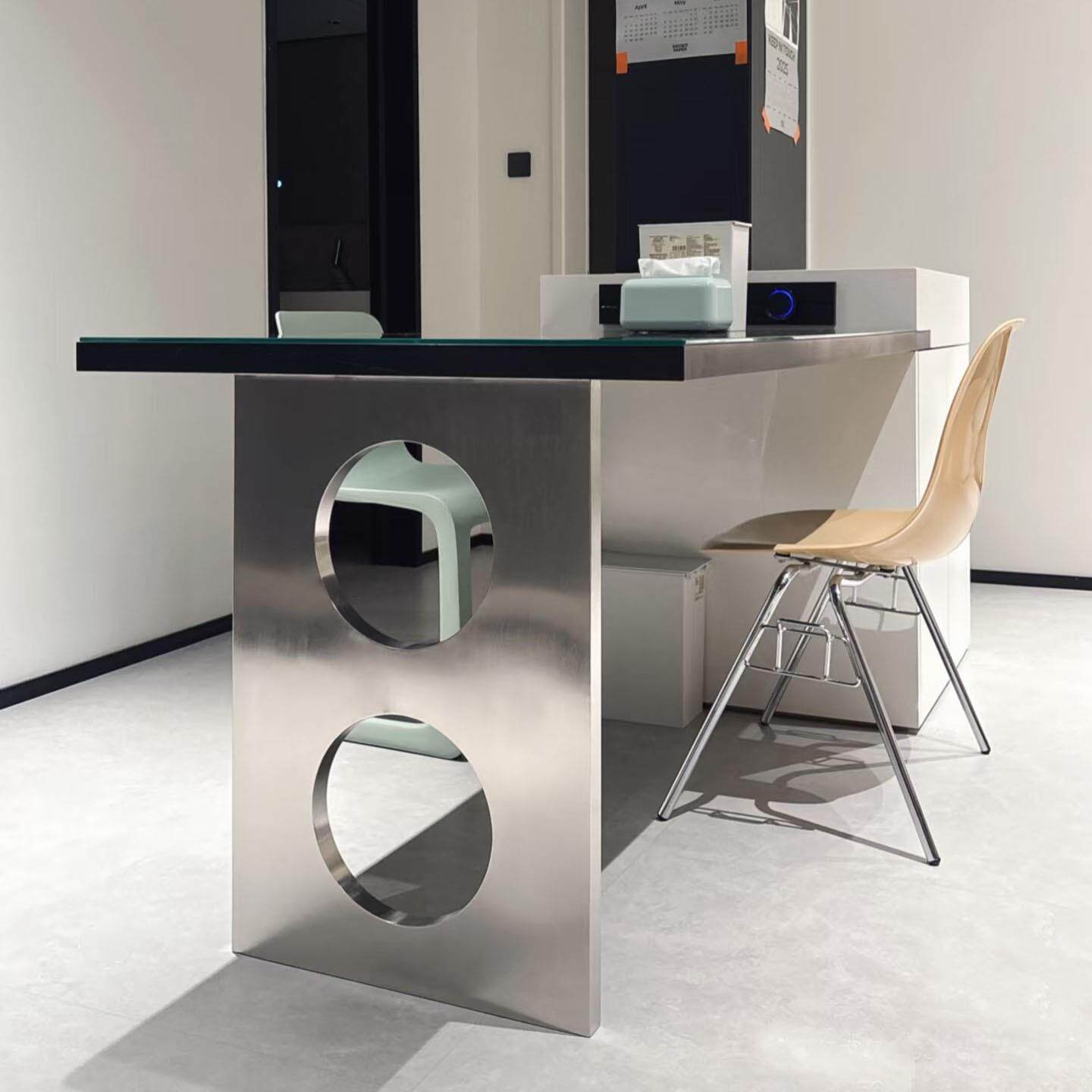 岛台不锈钢桌腿餐桌脚支架可定制桌子腿餐桌脚支架书桌支撑架单腿