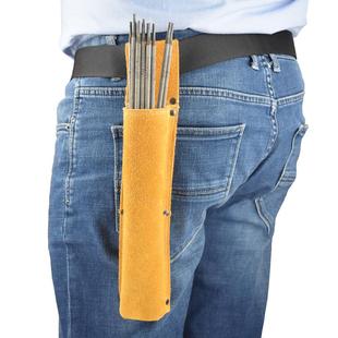焊条袋牛皮加厚工具包高空作业五金腰包电焊工防烫耐磨随身焊条包