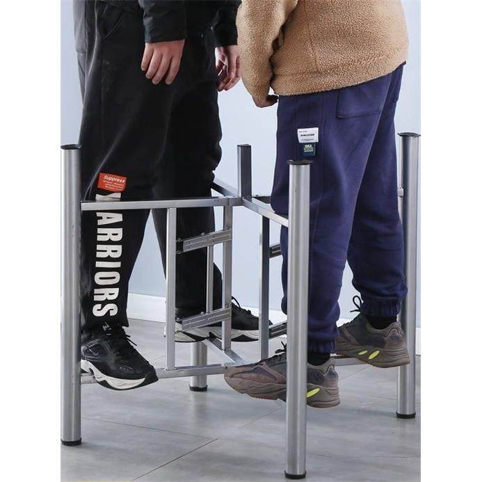 餐桌脚定制大圆桌架可折叠铁艺桌腿支架实用伸缩桌架实用桌脚架