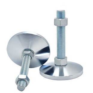 M16M20M24M30无孔 M12 热销底盘120重型碳钢脚杯 金属承重调节脚