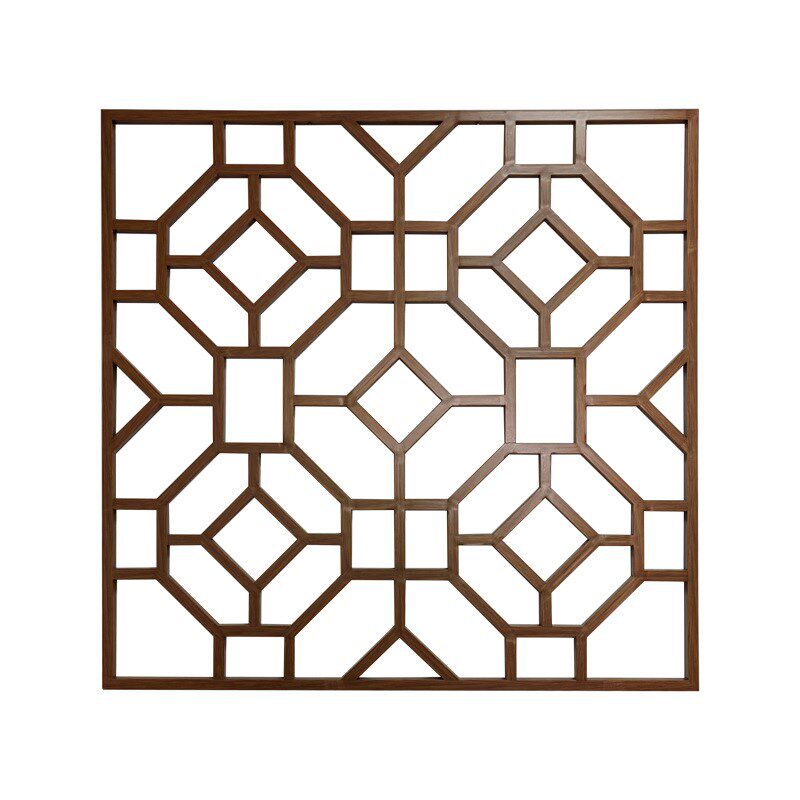 热销厂家供应铝合金屏风型材喷涂门窗玄关背景隔断缕空窗花铝件60