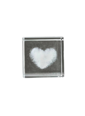 热销雨在赶路 创意云朵雨点立方体水晶小夜灯装饰桌面摆件送男女