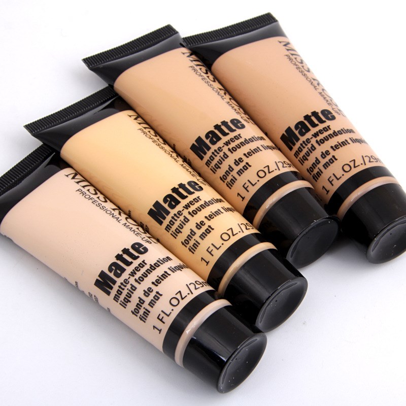 速发Face Makeup Liquid Matte Concealer Nude Foundation 粉底