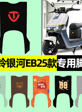 台铃银河EB2025新款电瓶电动车专用脚垫脚踩脚踏垫改装饰配件大全