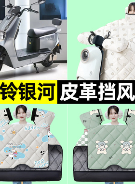 适用台铃银河EB25款电瓶电动车冬季专用挡风被加绒加厚改装饰配件
