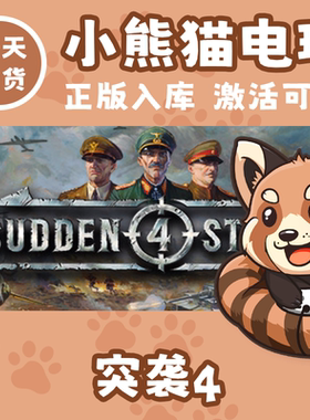 Steam正版 国区 突袭4 Sudden Strike 4 激活码 CDKEY 突袭