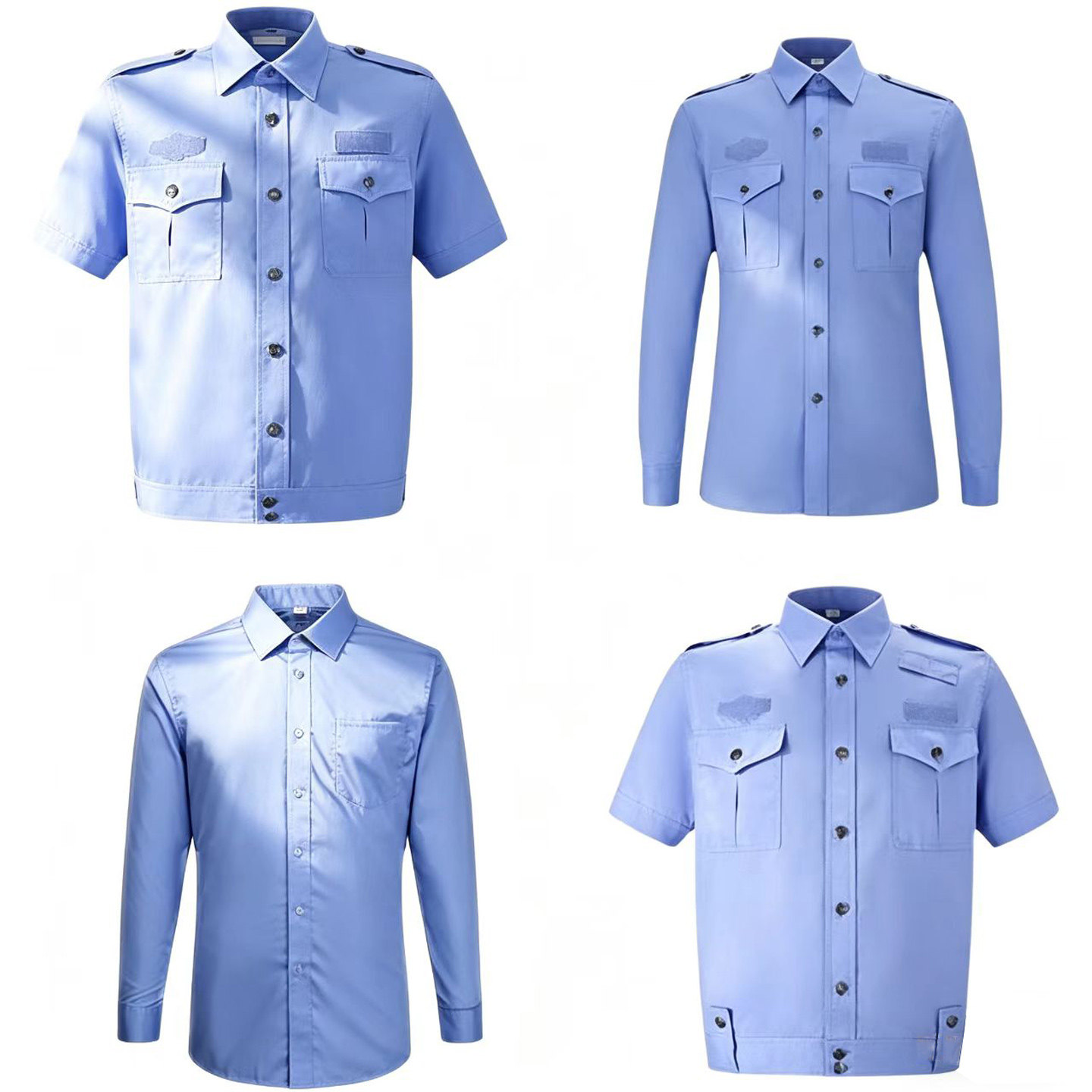 正品夏季执勤服短袖衬衣公交男女式保安服物业短袖工作服半袖衬衫