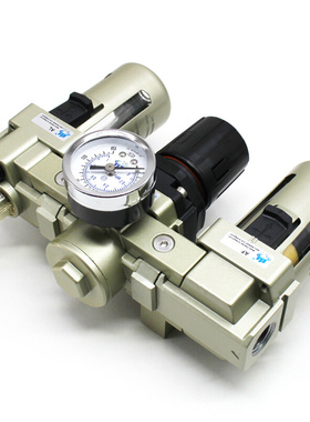 气动气源处理器三联件AC5000-10D带自动排水油水分离器空气过滤器