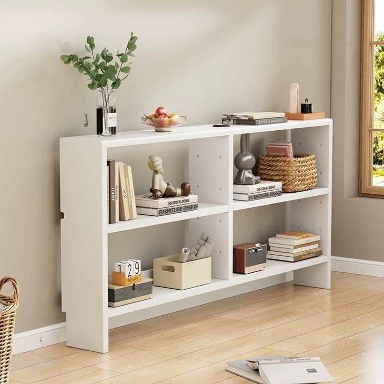 卧室床头柜落地家用床边置物架长条柜墙边储物柜靠墙书籍收纳架子