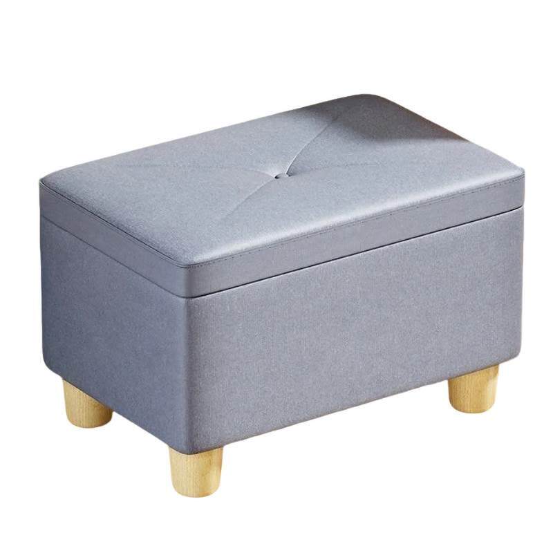 落地坐凳家用创意小收纳式长条凳简易轻奢风沙发凳实木框架省空间
