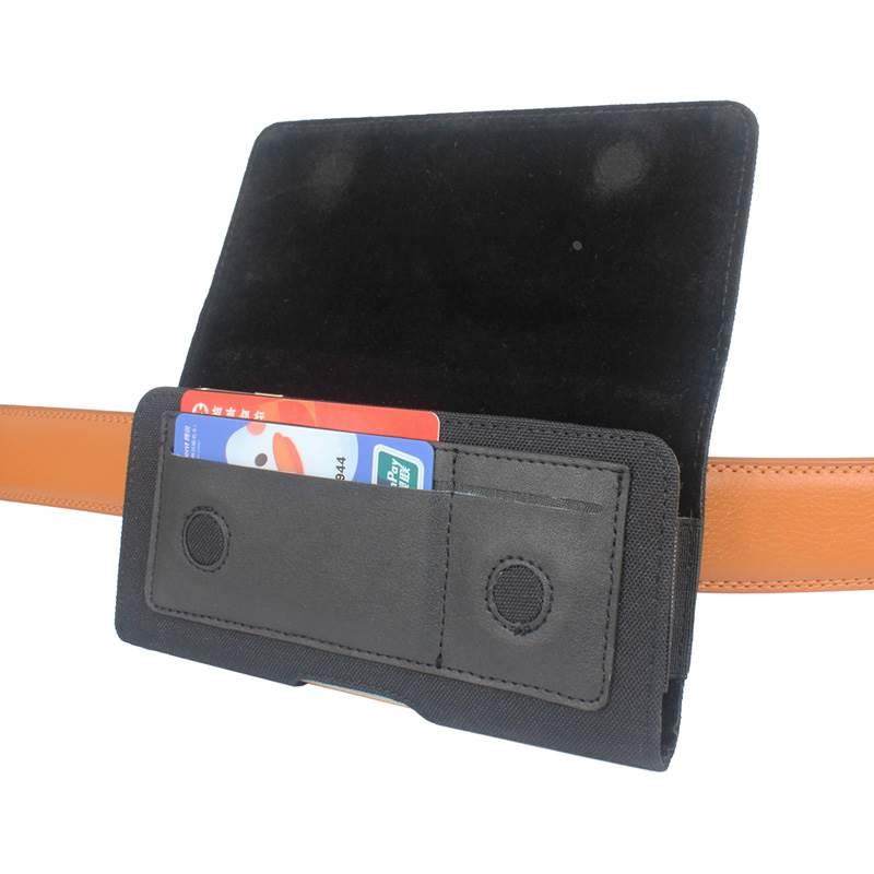 耐用手机包穿皮带挂腰包男尼龙布铁扣裤腰带工地防丢吸力强插卡槽