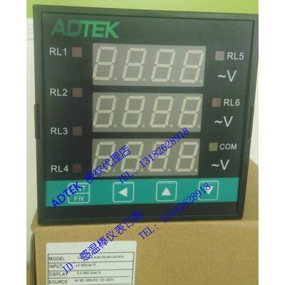 台湾ADTEK三相电压表600V输入CM3-VA-9-AV6-ON-AN-UN-ADH(96*96)