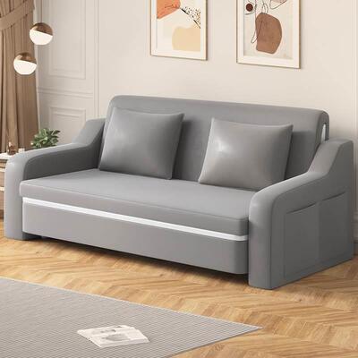 公寓小沙发客厅2024新款小户型沙发床折叠两用简易布艺储物出租房