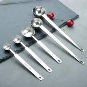 15ML调料勺不锈钢长柄勺子厨房定量勺5克度勺烘焙奶茶计量勺刻度