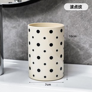 轻奢高颜a值漱口杯情侣宿舍刷牙杯家用牙具简约洗漱杯子牙刷收纳
