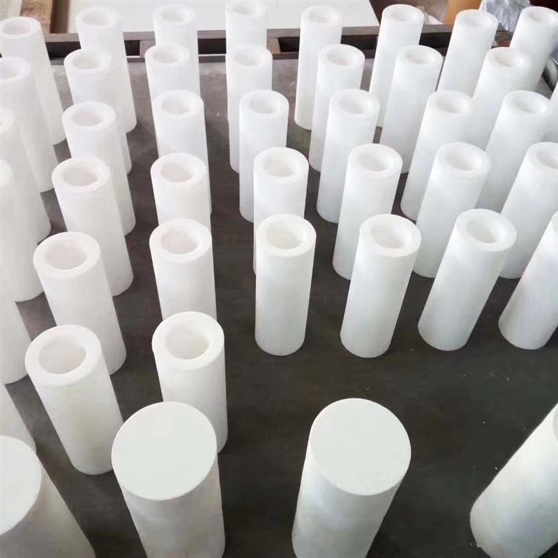 白色聚四氟乙烯棒零切ptfe铁氟龙棒塑料L棒耐高温膨体四氟板雕刻