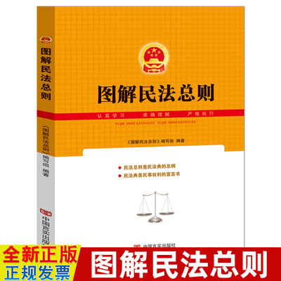 图解民法总则 民法研习入门参考书籍 民法学教材书 法考司考参考资料书籍 民法典总纲 民法思维民事权利宣言书