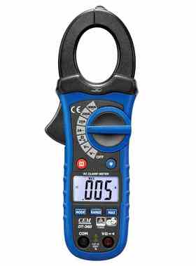 CEM华盛昌DT-360数字钳形表万用表高精度数字钳形电流表