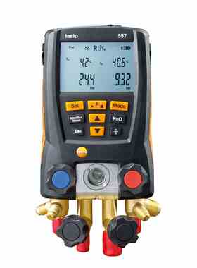 德图testo 557/570智能专业电子冷媒表组压力表电子歧管仪加氟表
