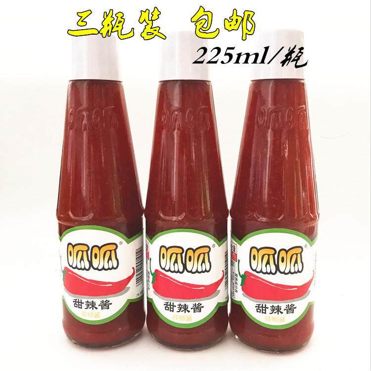 厦门特产呱呱甜辣酱225ml*3瓶粽子酱海蛎煎蘸酱厦门甜辣酱包邮