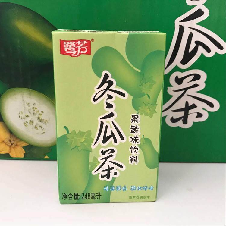 厦门鹭芳系列冬瓜菊花茶果蔬味饮料248ml*24盒凉茶经典儿时回忆