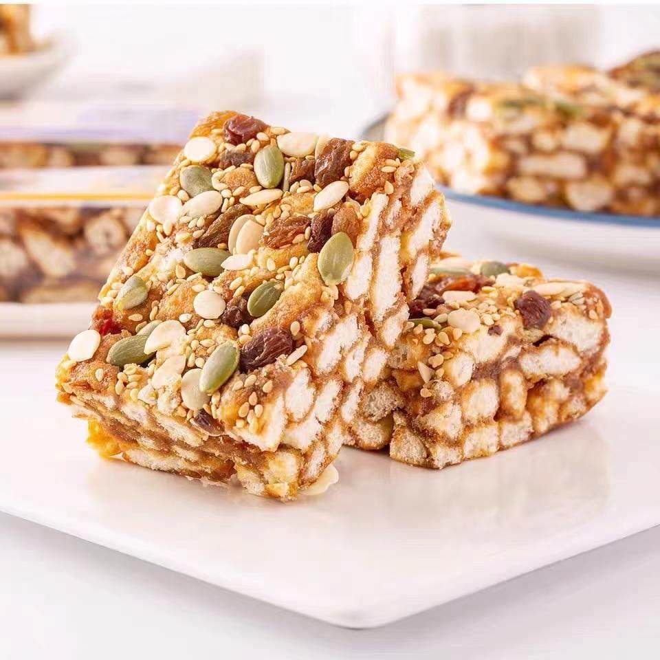 黑糖坚果沙琪玛松软糯传统糕点散装整箱小吃零食早餐萨其马小包装