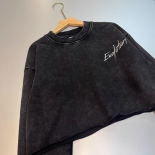 霆锋进化演唱会女生evolution应援服短款宽松百搭纯棉长袖卫衣潮