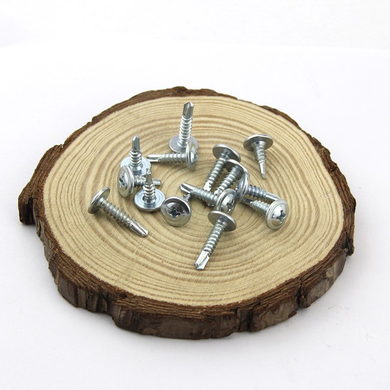 钻钻尾钻自攻自.铁皮彩钢WVY锌瓦华镀锌扁头M4.螺钉黑大M4司/螺28