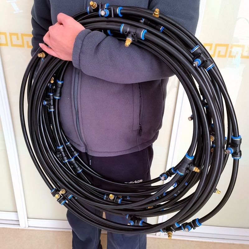 厂房工地围挡喷淋环保除防尘养殖场降温神器喷雾降Z温喷头系统