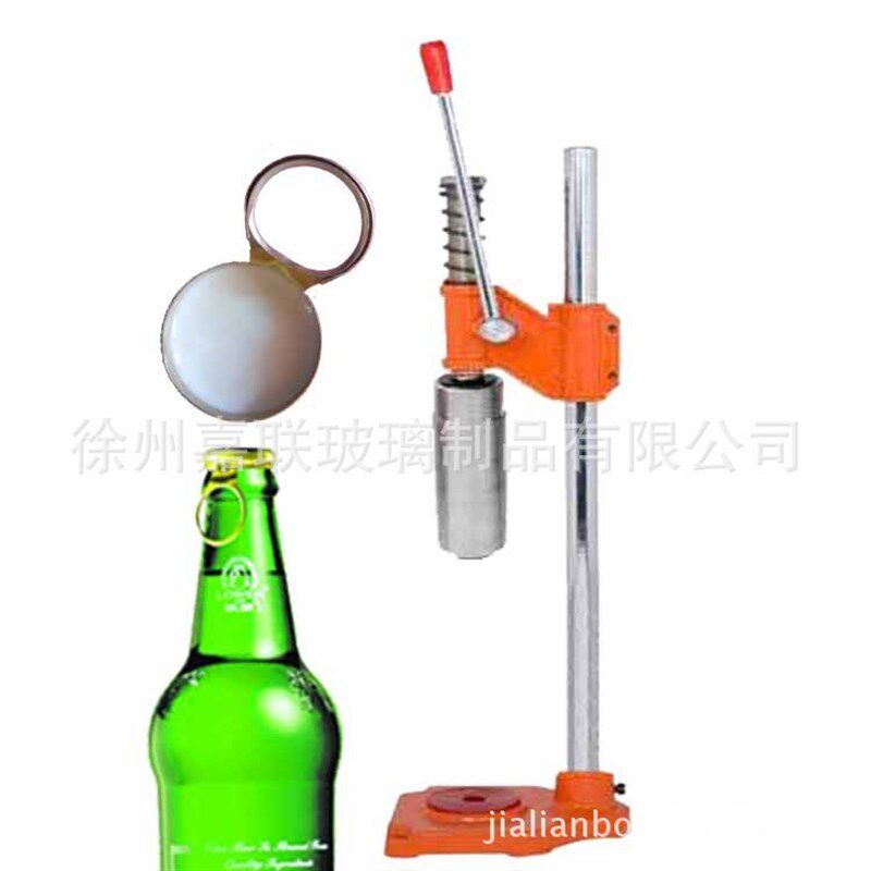新款手动拉环盖封口机易拉盖压盖机拉环盖封盖机手动啤酒瓶轧盖机