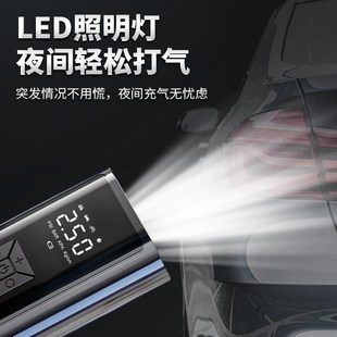 迷你轮胎打气泵车用手持无线充电数显气泵 汽车充气a泵车载便携式