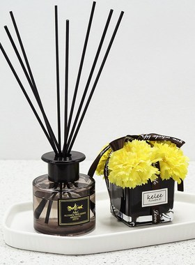 样板房卫生间摆件样板间卫浴装饰品洗手间香薰Q浴室柜台面托盘套