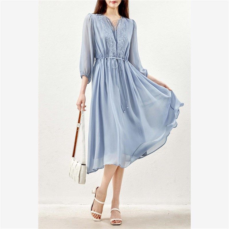 雪纺连衣裙女2025春夏新款高级感刺绣新中式宽松超仙旅游度假裙子,模玩/动漫/周边/娃圈三坑/桌游,lolita洛丽塔连衣裙,淘宝优惠券,粉丝福利购,淘宝优惠卷