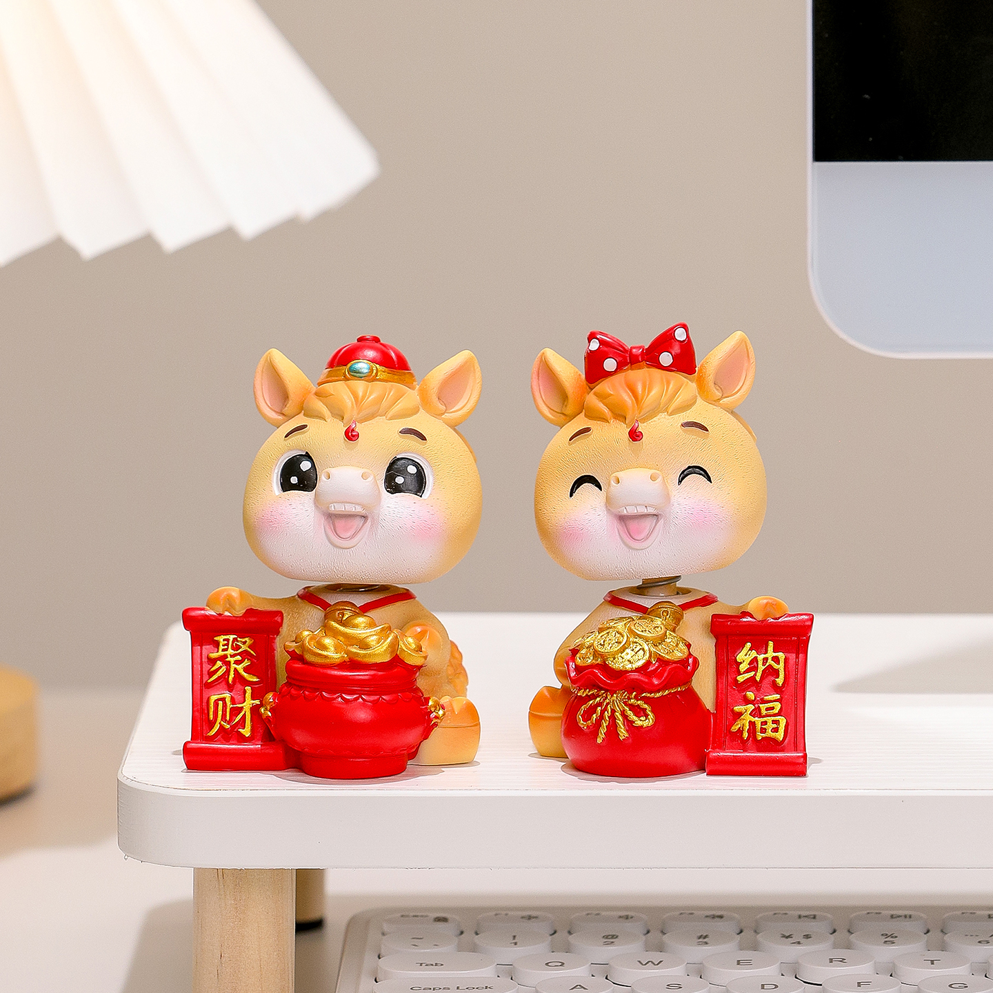 国潮马桌面小摆件本命年生日礼物