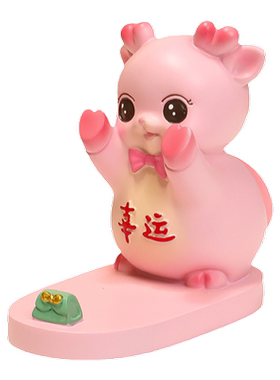 可爱治愈系小鹿手机支架装饰品