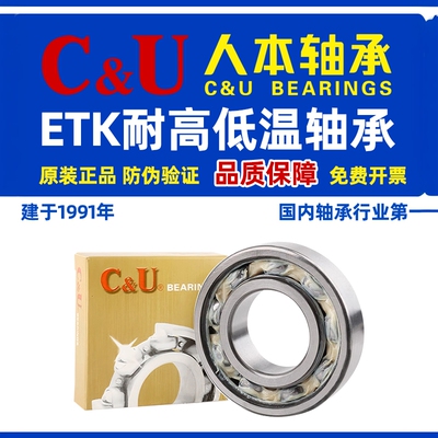 人本ETK耐高温轴承6200 6201 6202 6203 6204 6205 6206 6207-2RZ