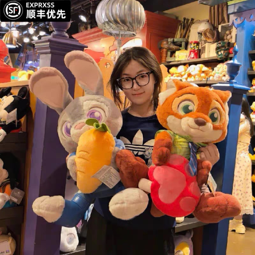朱迪狐尼克兔警官毛绒玩偶大号