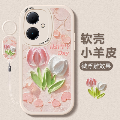 适用VIVOY系列油画风手机壳
