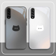 A31 适用黑白猫咪三星GalaxyA90手机壳A72新款 A71金属漆A70玻璃A56防摔A55可爱A33女男情侣samsung专用A54
