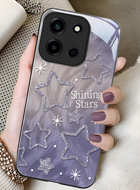 适用一加turbo6羽纱星星手机壳oneplus摄像头全包防摔保护套简约高级感专用品新款男女轻奢高端系列创意小众