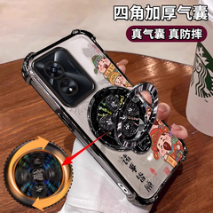 适用财神风生水起OPPOA97手机壳A96带支架A93S新款A72女A58X防摔A32保护套A5国风A36A56男A3全包A2M/A1活力版