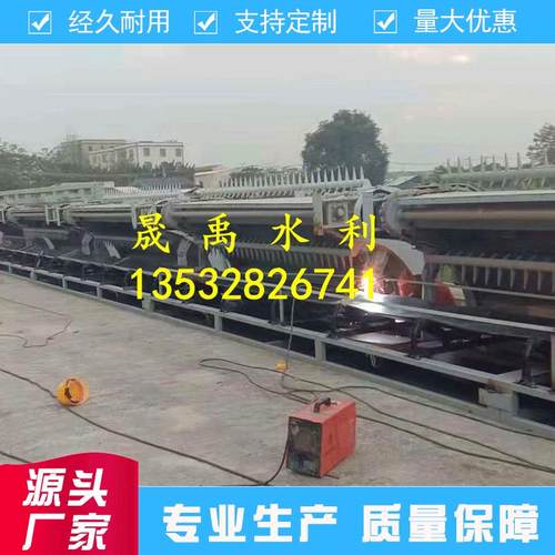 广东韶关电排站工地HQN回转式格栅清污机粗格栅清污机3600元/平方