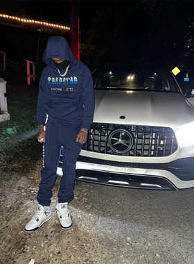 Trapstar2024原创Chenille4色拼绣LOGO高端连帽卫衣运动套装1.0版