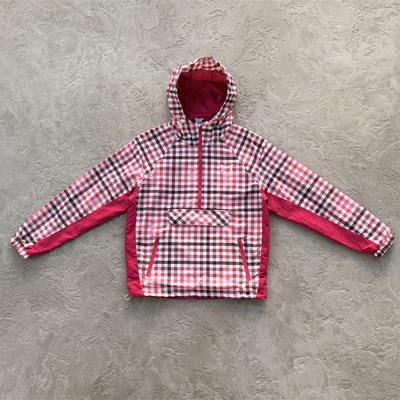 Mertra美式街头格子连帽夹克