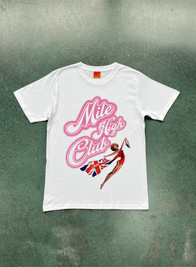 Corteiz Nude sculpture/Dancing Girl Flag雕塑T恤女孩国旗短袖