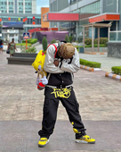 裤 Top质量Graff Cargos男女同款 minustwo印花工装 潮牌直筒Y2k裤 子