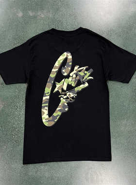 Corteiz Camouflage Pistol Emoji Tee双面图案小众街头潮牌短袖T