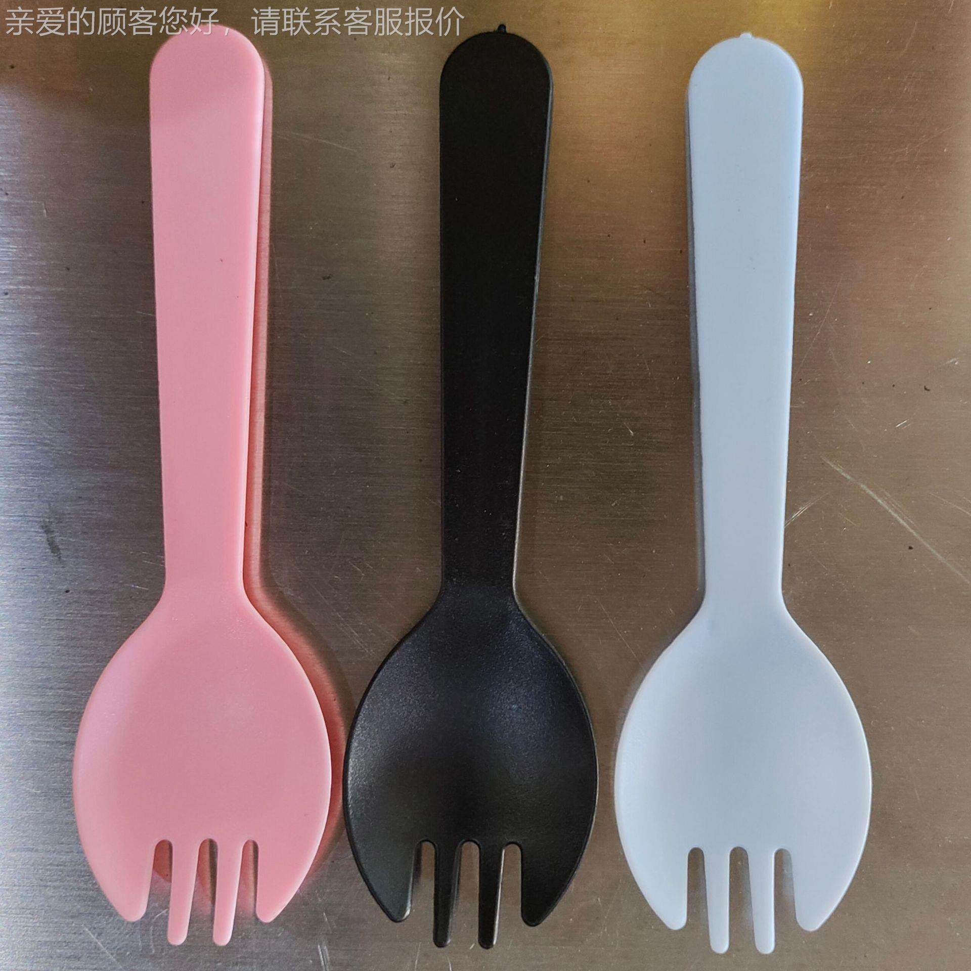 甜品叉子彩色塑料自勺水捞叉CNJ子工兵果铲勺子动发料机可配包装,五金/工具,其他包装设备,淘宝优惠券,粉丝福利购,淘宝优惠卷